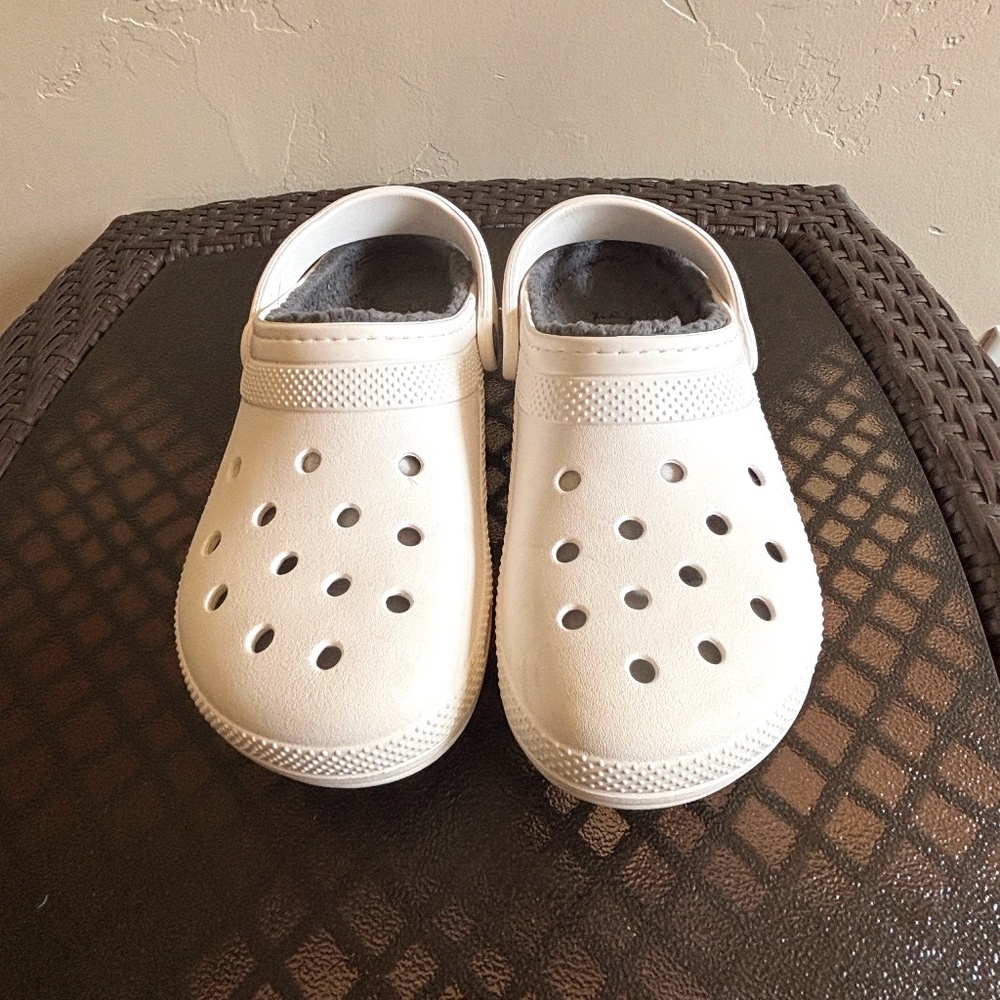 Crocs Unisex Classic Dual Comfort Lined Comfort Clog Shoes Size M8 W10